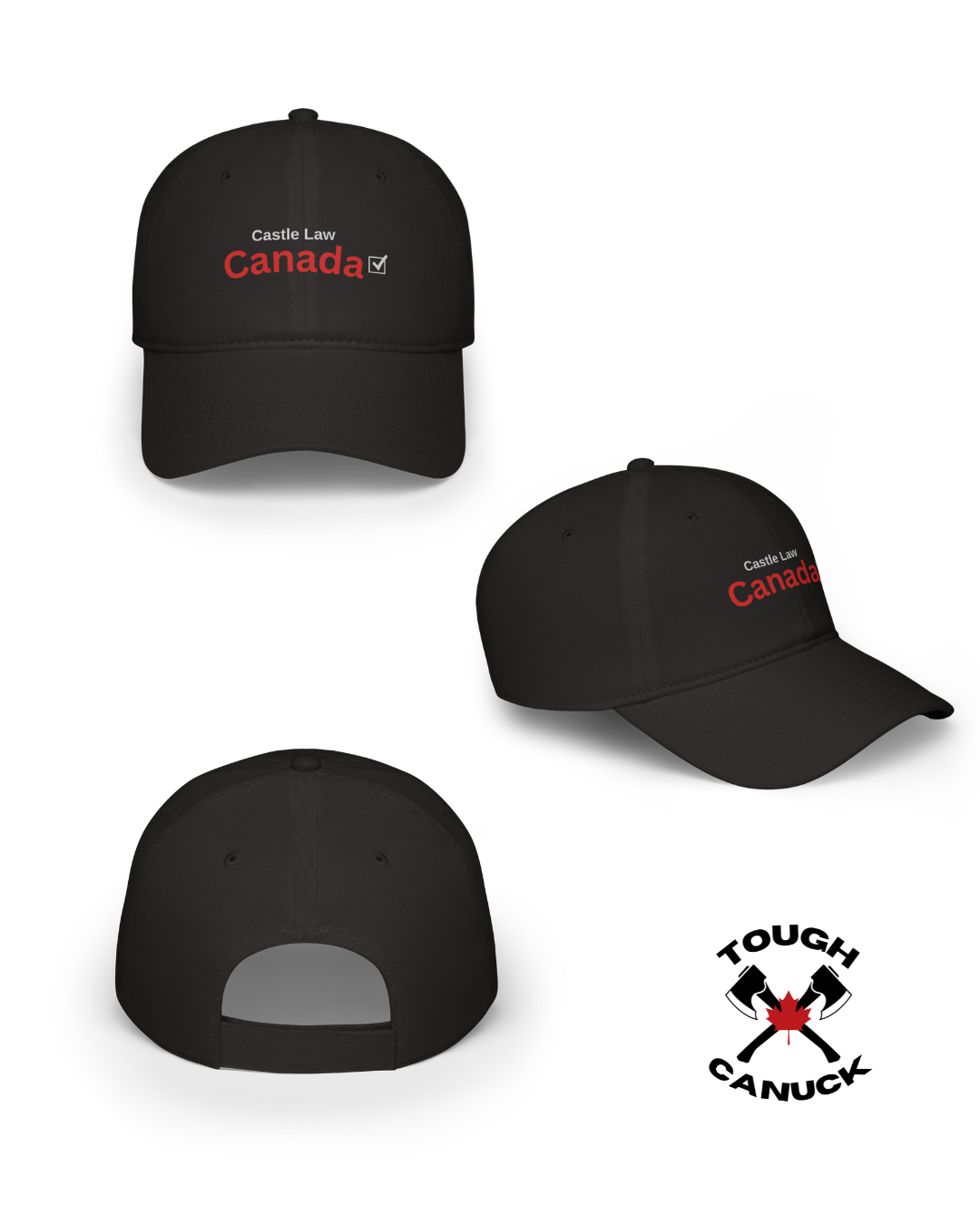 Castle Law Canada Low Profile Baseball Cap