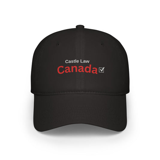 Castle Law Canada Low Profile Baseball Cap